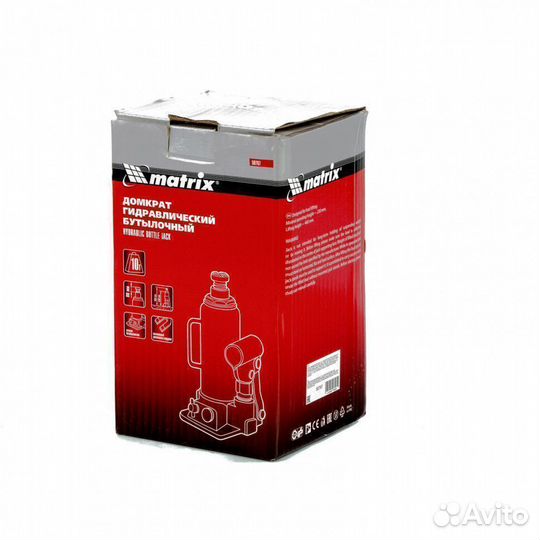 Домкрат Matrix бутылочный, 10 т, 230-460 мм