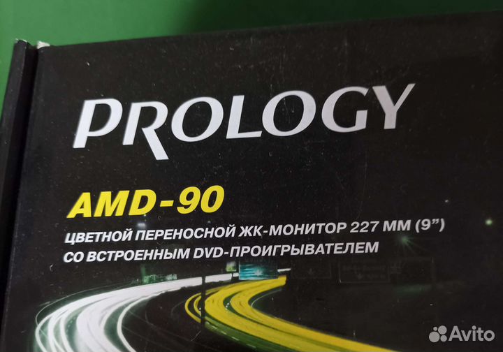 Цветной переносной монитор для автомобилей