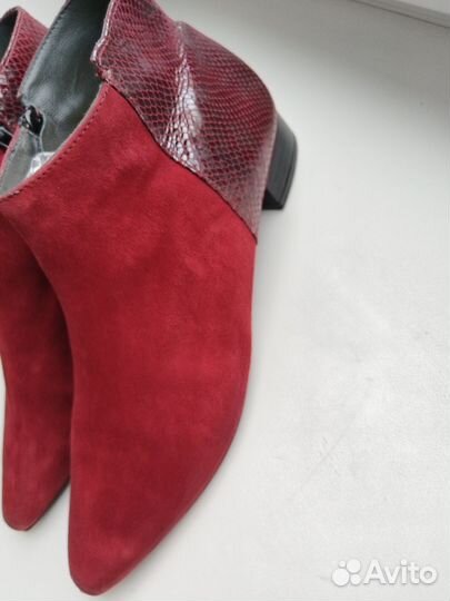 Ботинки замша и кожа Peter Kizer 39-39.5 размер