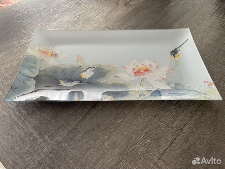 Блюдо поднос тарелка Китайская живопись