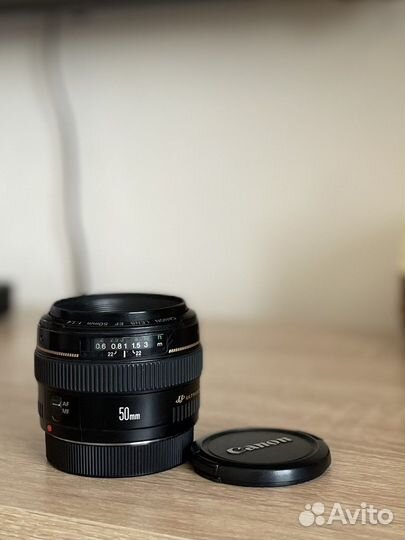 Обьектив canon ef 50mm 1.4