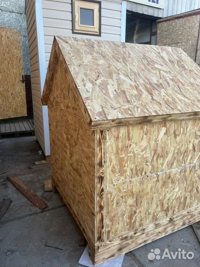 Будка для собаки утепленная