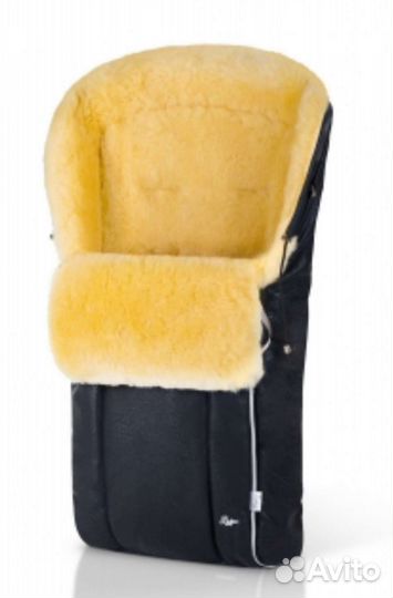 Конверт синий меховой Christ Babysweet