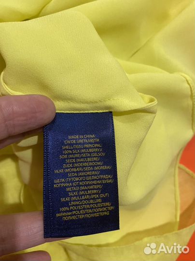 Ralph Lauren шелковая блузка р.44