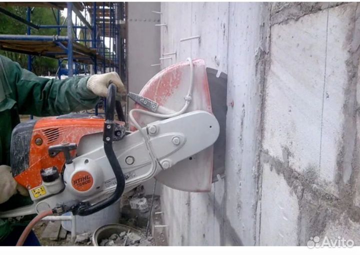 Алмазное резка стен