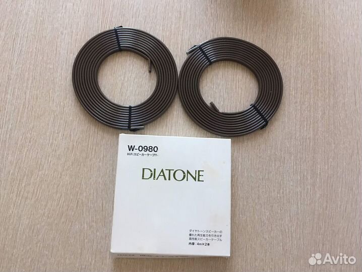 W-0980 DIATONE HiFiスピーカーケーブル DIATONE スピーカーケーブル2本セット W-0980 - メルカリ