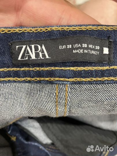 Джинсы zara мужские