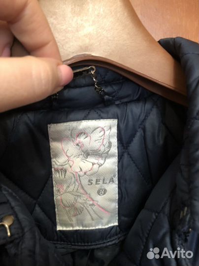 Пальто для девочки стёганное