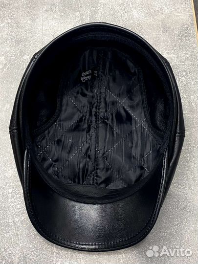 Кепка мужская восьмиклинка кожаная