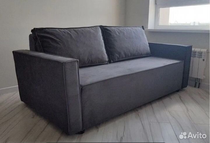 Диван-аккордеон Лофт серый