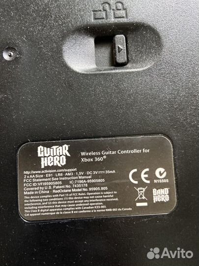 Guitar hero гитара для xbox