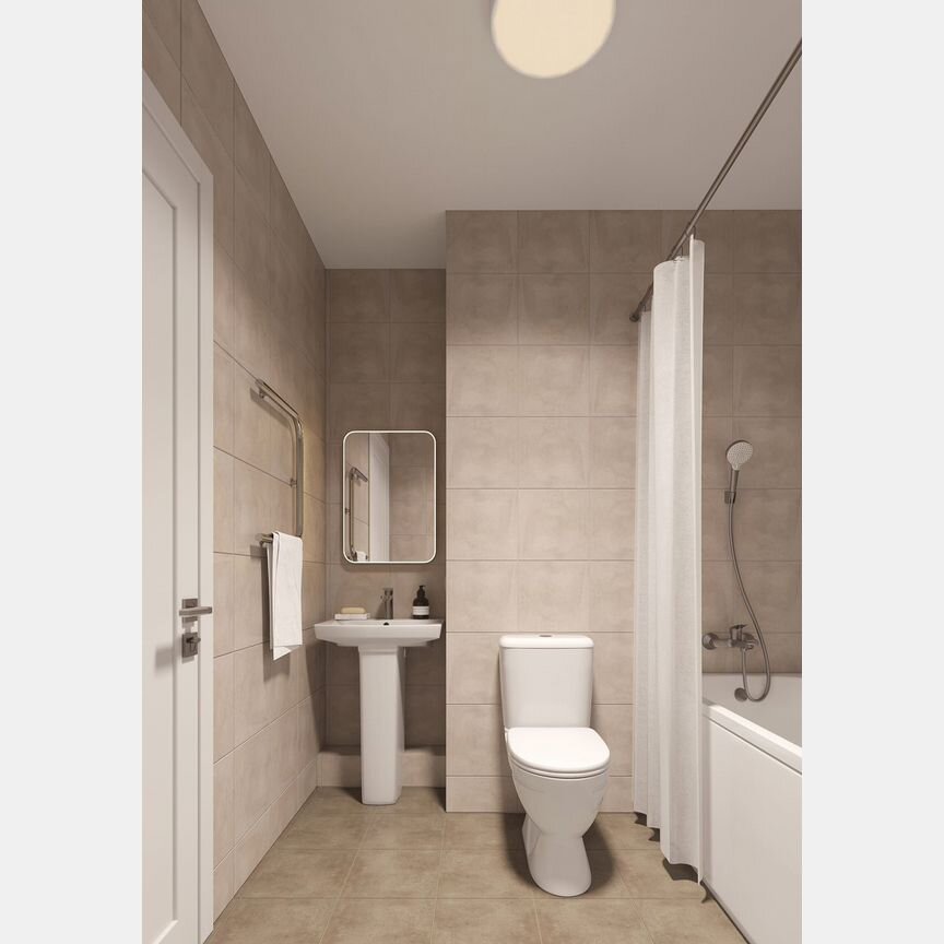 1-к. апартаменты, 42 м², 7/9 эт.