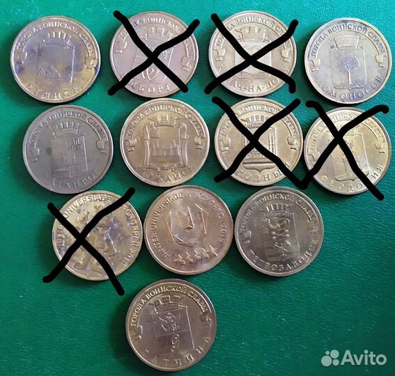 Монеты гвс и другие с гальванопокрытием