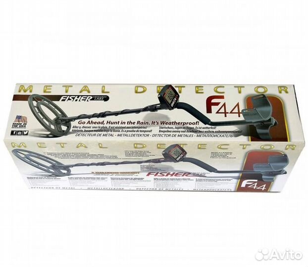 Металлоискатель Fisher F44 новый