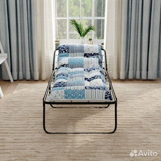 Раскладушка с матрасом новая