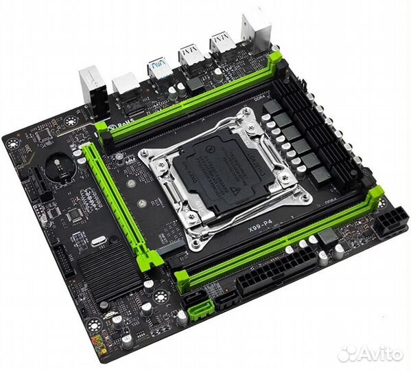 Мат.плата X99, CPU 10/12 ядер, 8+8 GB. Гарантия