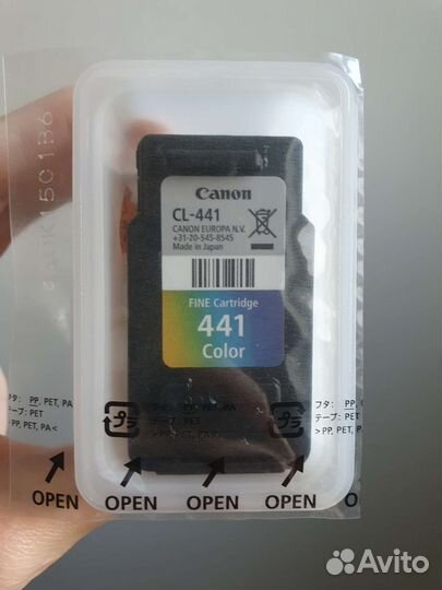 Новый картридж Canon 441 color