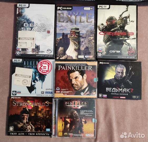 Старые и редкие игры на дисках для PC на CD