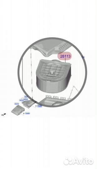 Воздушный фильтр Genesis GV80 28113-T6710