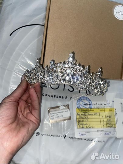 Диадема swarovski