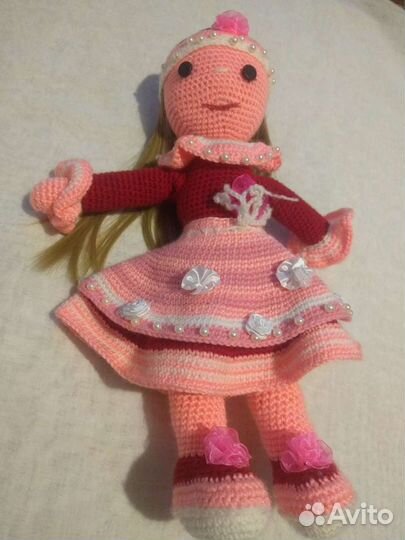 Кукла Тильда вязанная