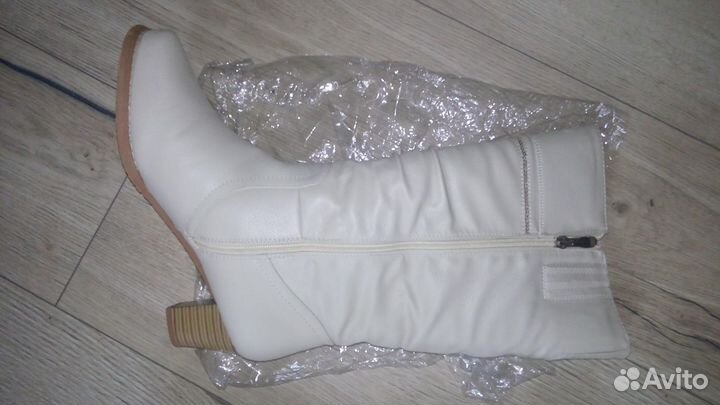 Сапожки бежевые, дл. стельки 26,5