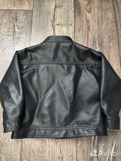 Кожаная куртка детская.100-104