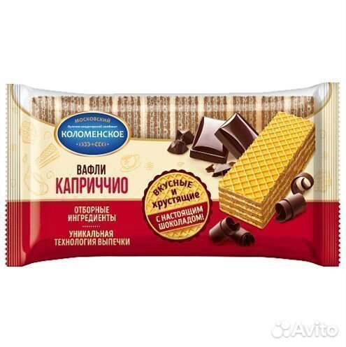 Опт - Вафли Коломенские Каприччио 220г