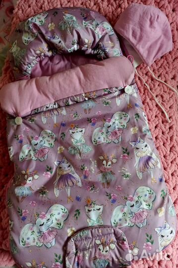 Конверт на выписку для девочки