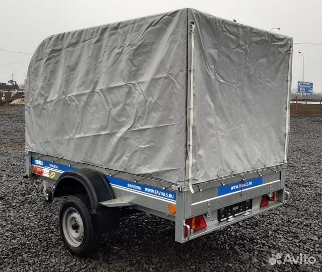 Прицеп 2.5*1.5 с высоким тентом 1500 мм