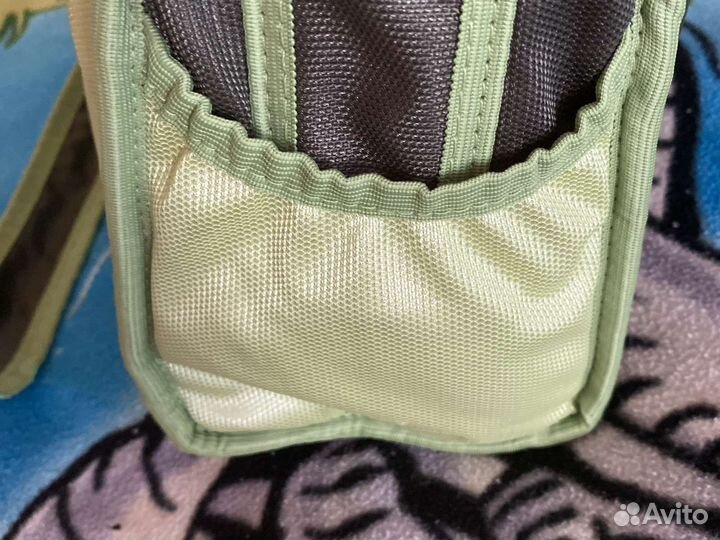 Сумка для мамы и ребенка от коляски зеленая