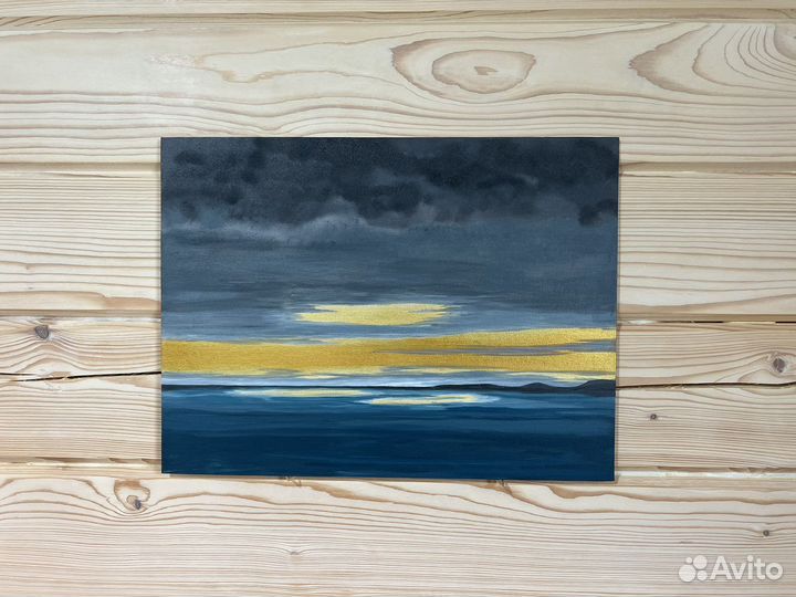 Картина акрилом «Море»