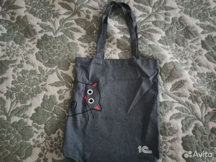 Шоппер с котиком 1С
