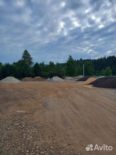 Щебень, Скала, пгс, песок, отсев, асфальт чернозем