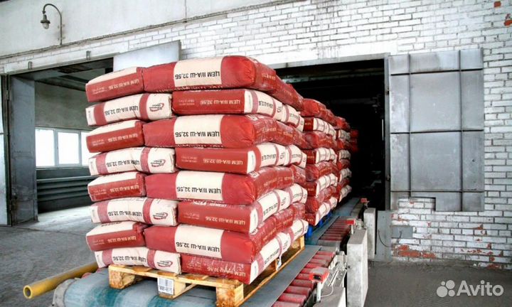 Цемент строительный в мешках 40/50кг с нашей базы