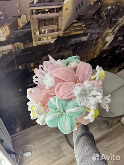 Плюшевые цветы