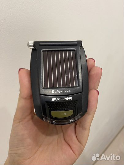 Радар детектор с солнечной батареей