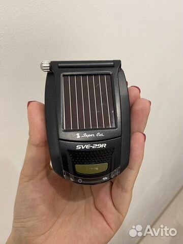 Радар детектор с солнечной батареей