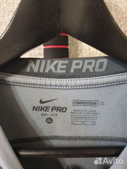 Лонгслив nike pro мужской
