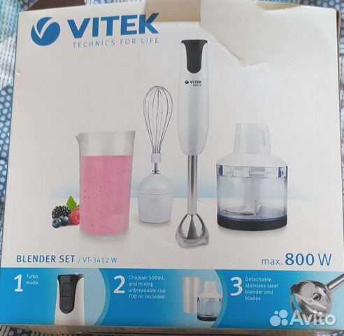 Блендер погружной vitek. Только насадки