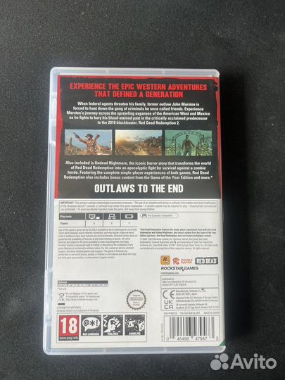 Картридж Red Dead Redemption