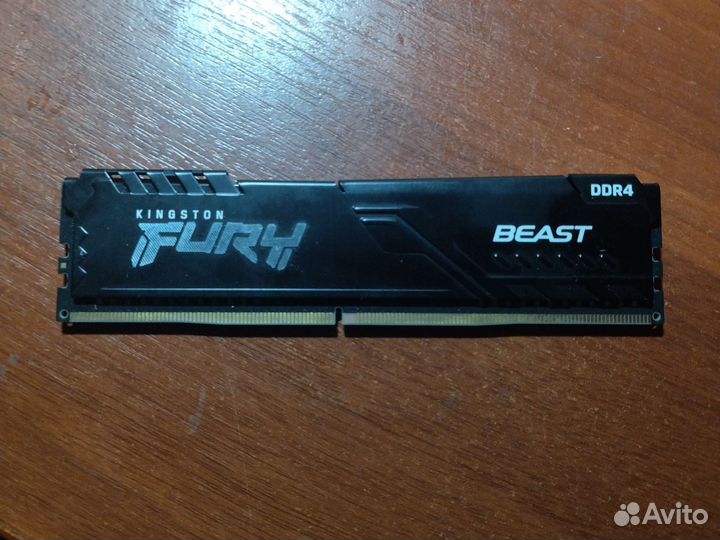 Оперативная память Kingston fury beast 4gb ddr4