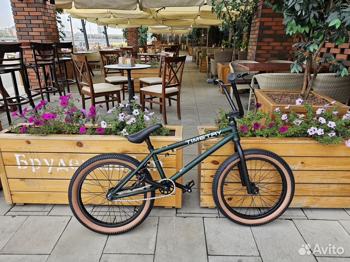 Велосипед timetry BMX зеленый