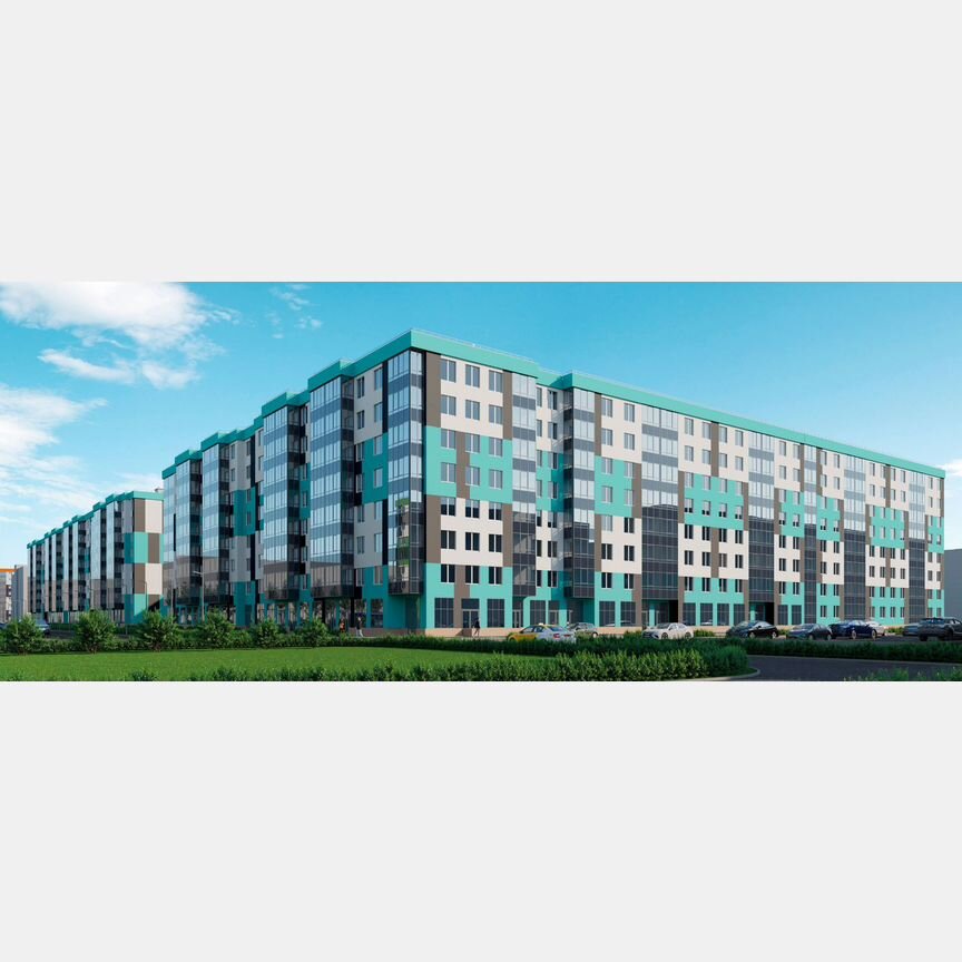 2-к. квартира, 59,5 м², 1/8 эт.