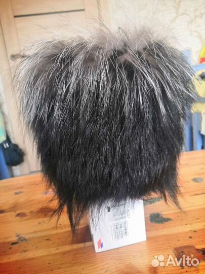 Шапка чернобурая лиса