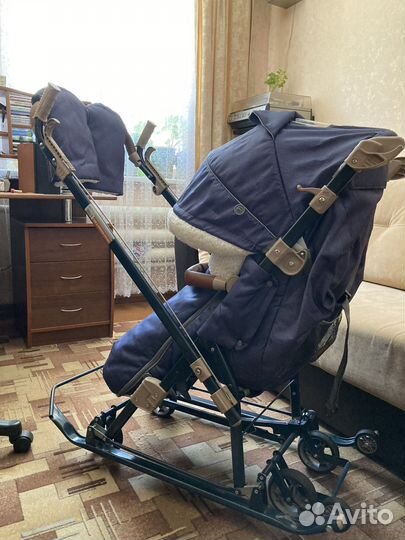 Санки-коляска Ника 7-8к