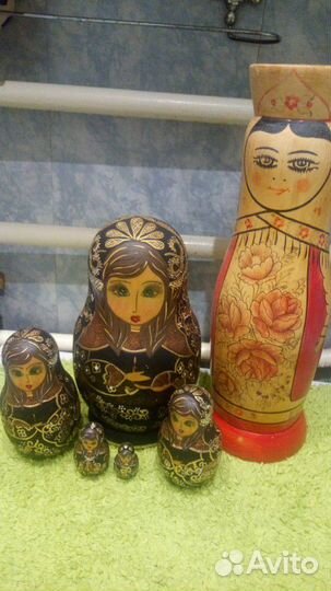 Матрешки деревянные