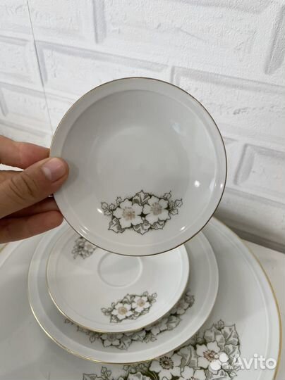 Сервиз чайный гдр винтаж фарфор