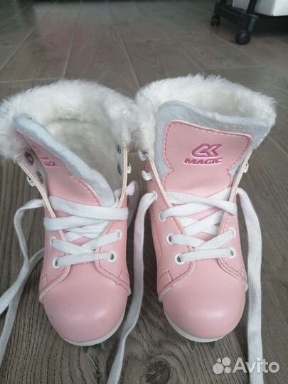 Коньки с двойным лезвием