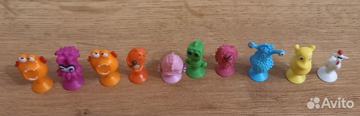 Веселые прилипалы Монстры, Фрукты, Морские животны